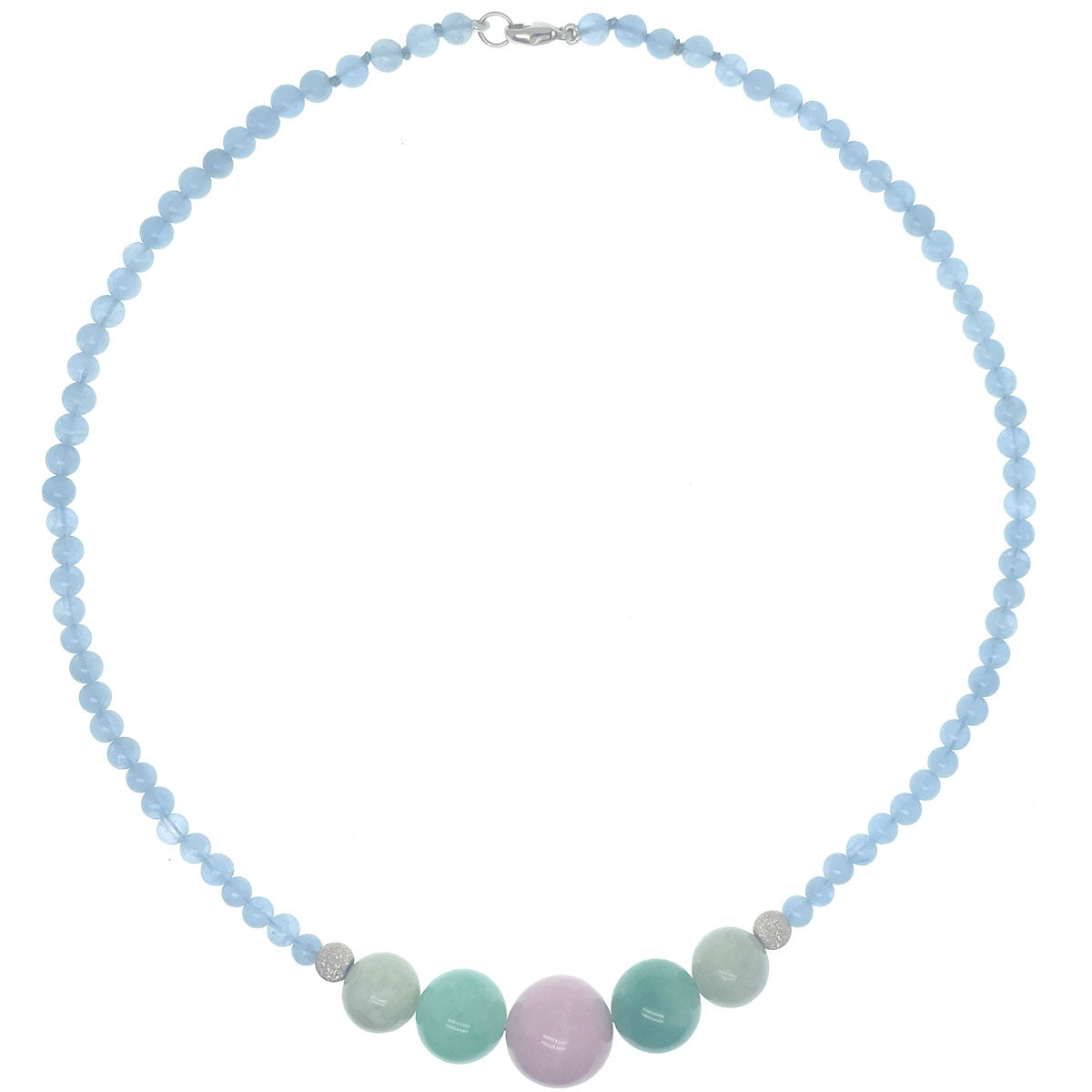 Bubbles of Delight Necklace - Juicy Aqumarine