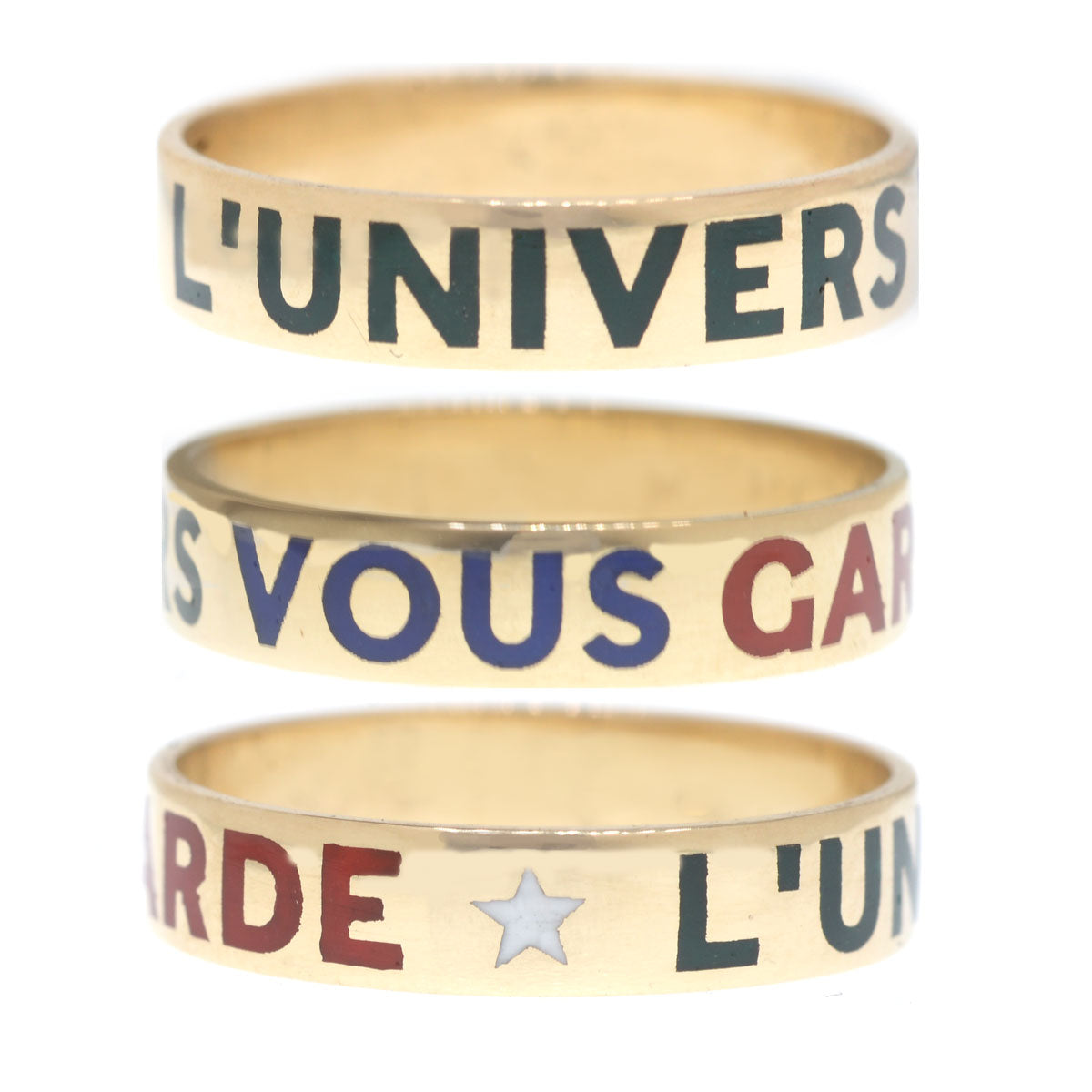 L'Univers Vous Garde Band Ring