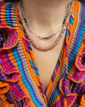 Rainbow Bright Necklace - Blackberry Spritz